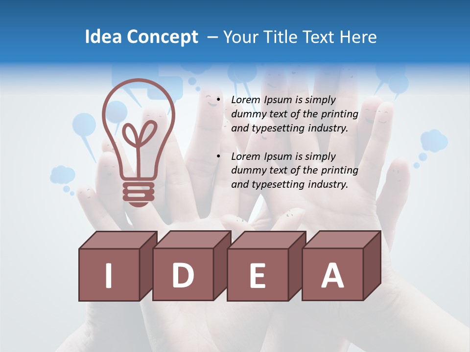 United Network Friend PowerPoint Template