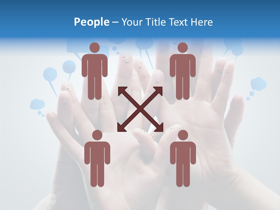 United Network Friend PowerPoint Template