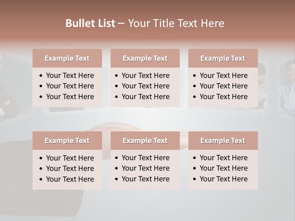 Button Woman Select PowerPoint Template