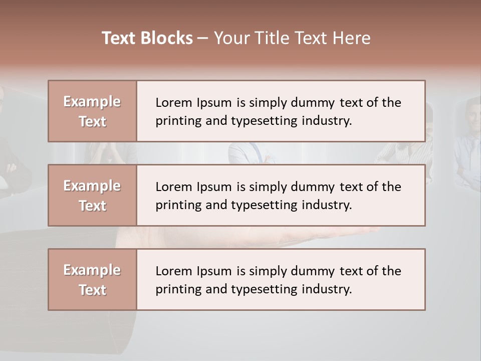 Button Woman Select PowerPoint Template