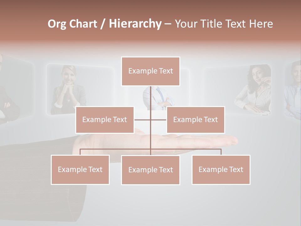 Button Woman Select PowerPoint Template