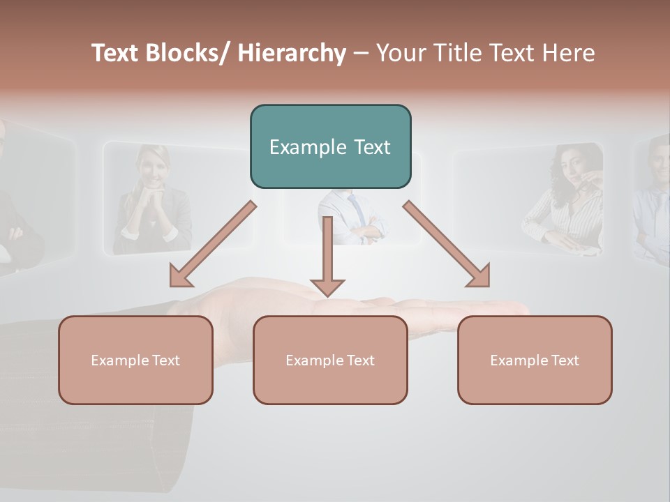 Button Woman Select PowerPoint Template