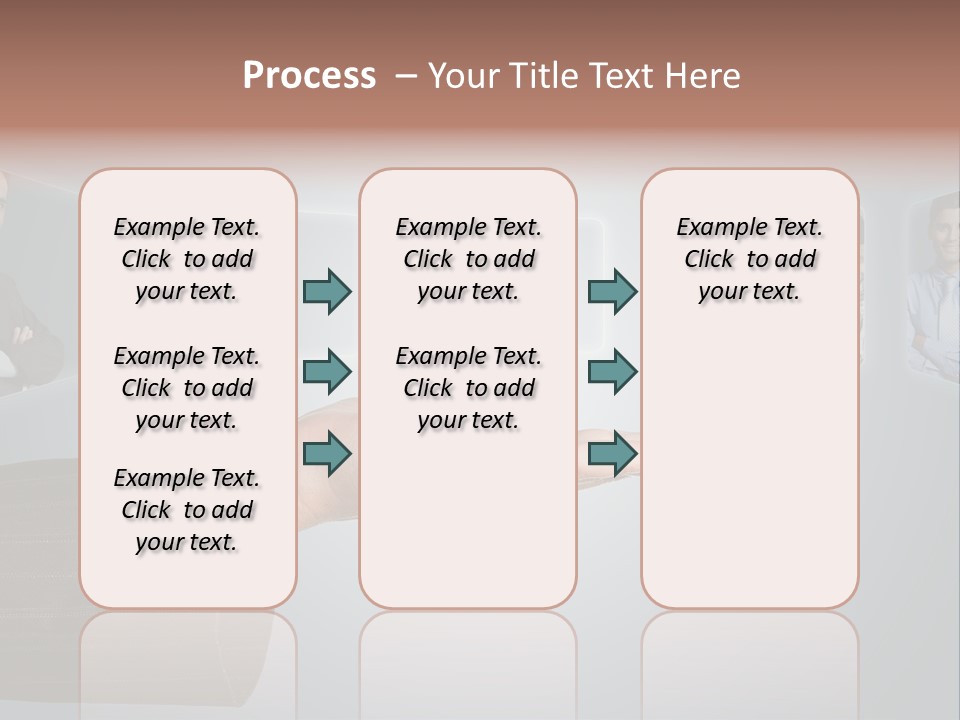 Button Woman Select PowerPoint Template