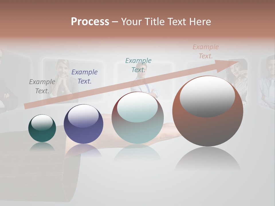 Button Woman Select PowerPoint Template