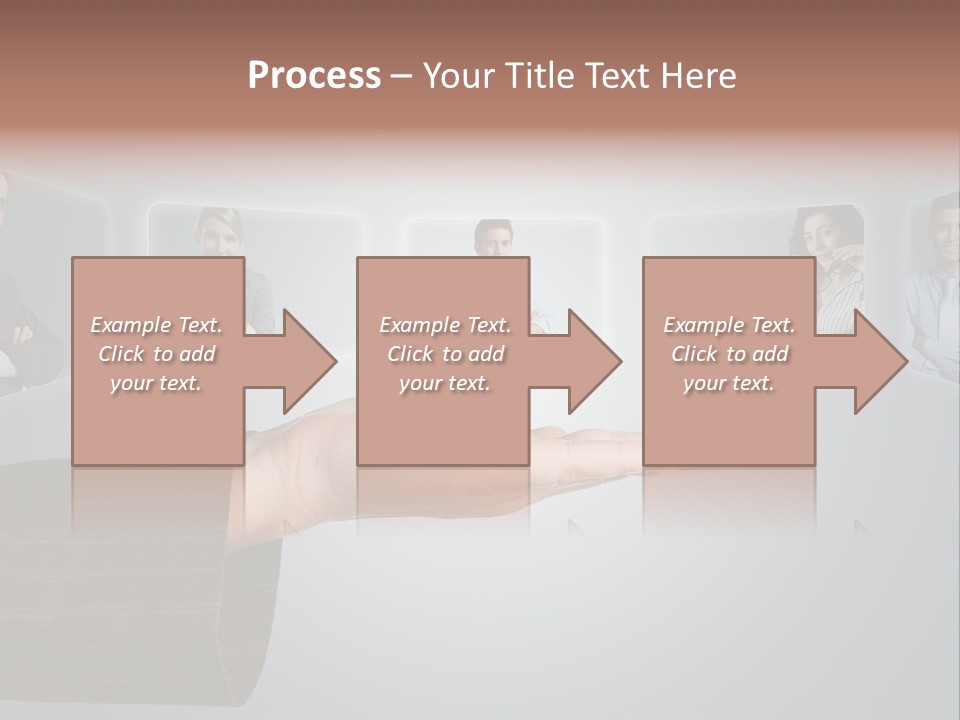 Button Woman Select PowerPoint Template