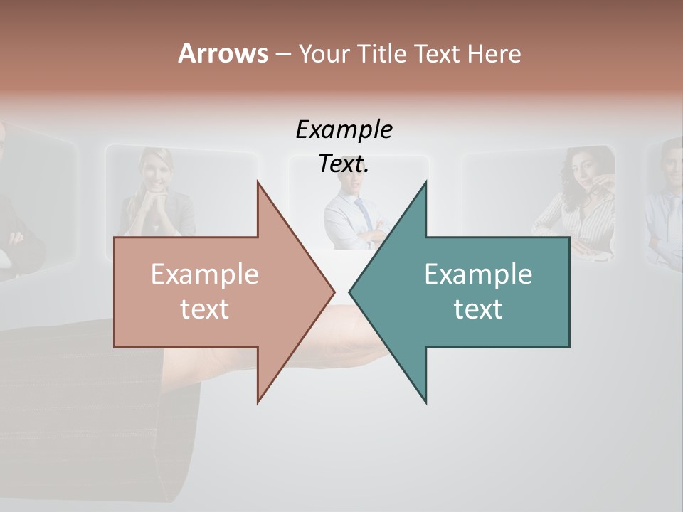 Button Woman Select PowerPoint Template