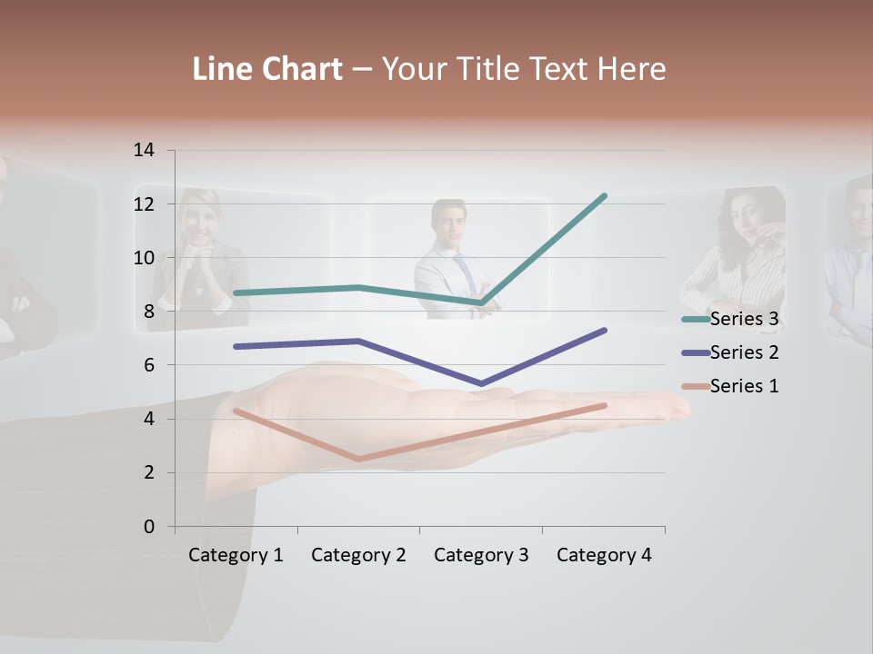 Button Woman Select PowerPoint Template