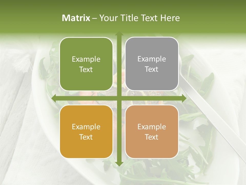 Salad Gourmet Marinated PowerPoint Template
