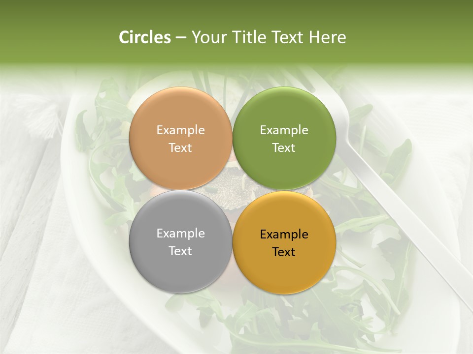 Salad Gourmet Marinated PowerPoint Template