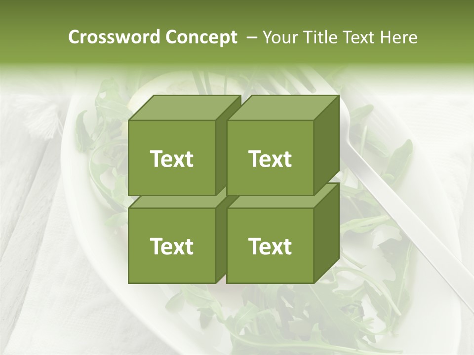 Salad Gourmet Marinated PowerPoint Template