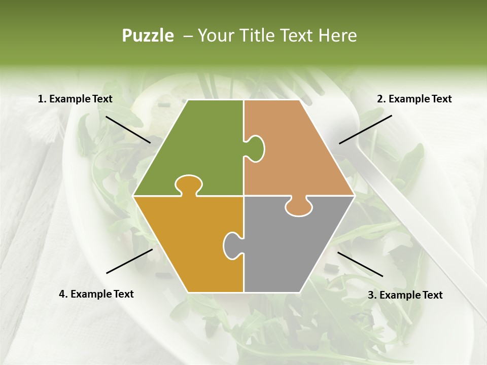 Salad Gourmet Marinated PowerPoint Template