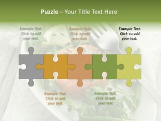 Salad Gourmet Marinated PowerPoint Template