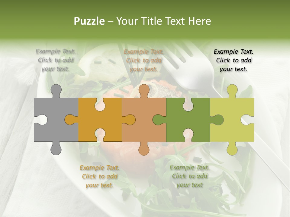 Salad Gourmet Marinated PowerPoint Template