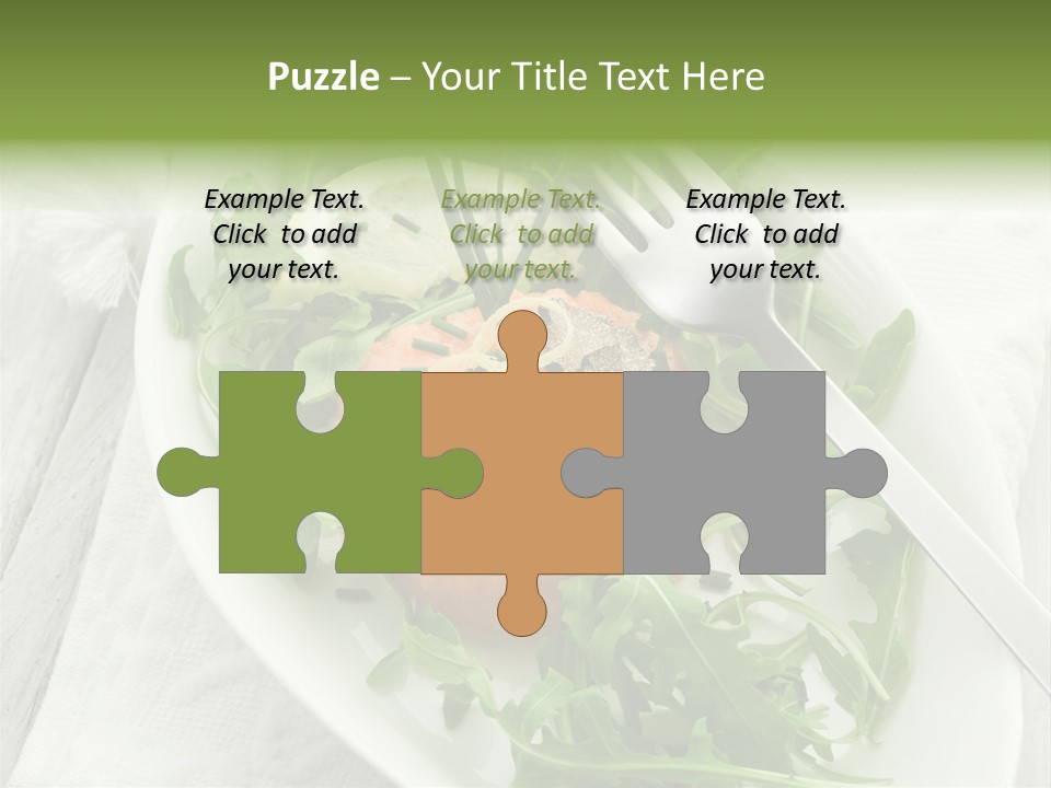 Salad Gourmet Marinated PowerPoint Template