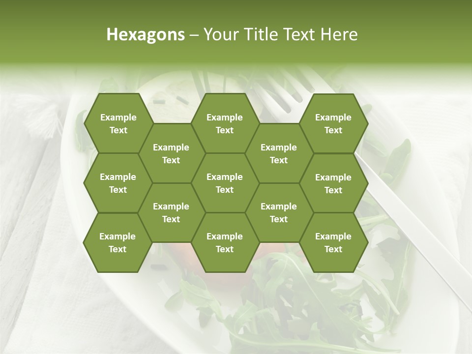 Salad Gourmet Marinated PowerPoint Template