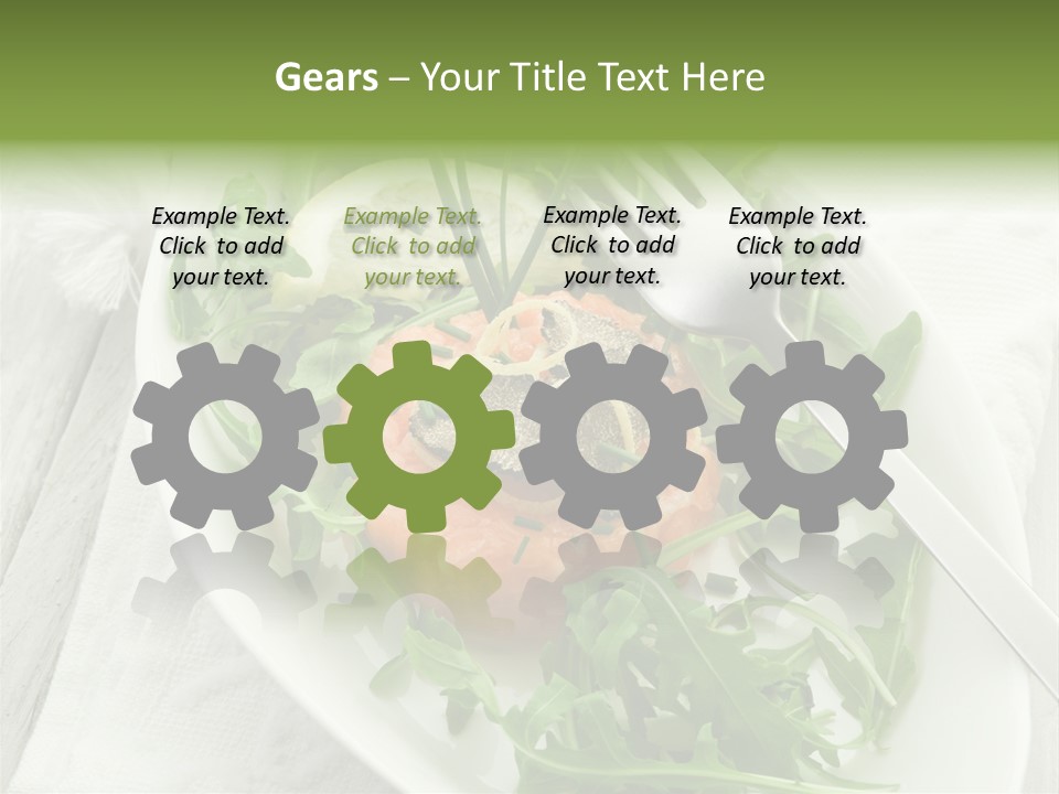 Salad Gourmet Marinated PowerPoint Template