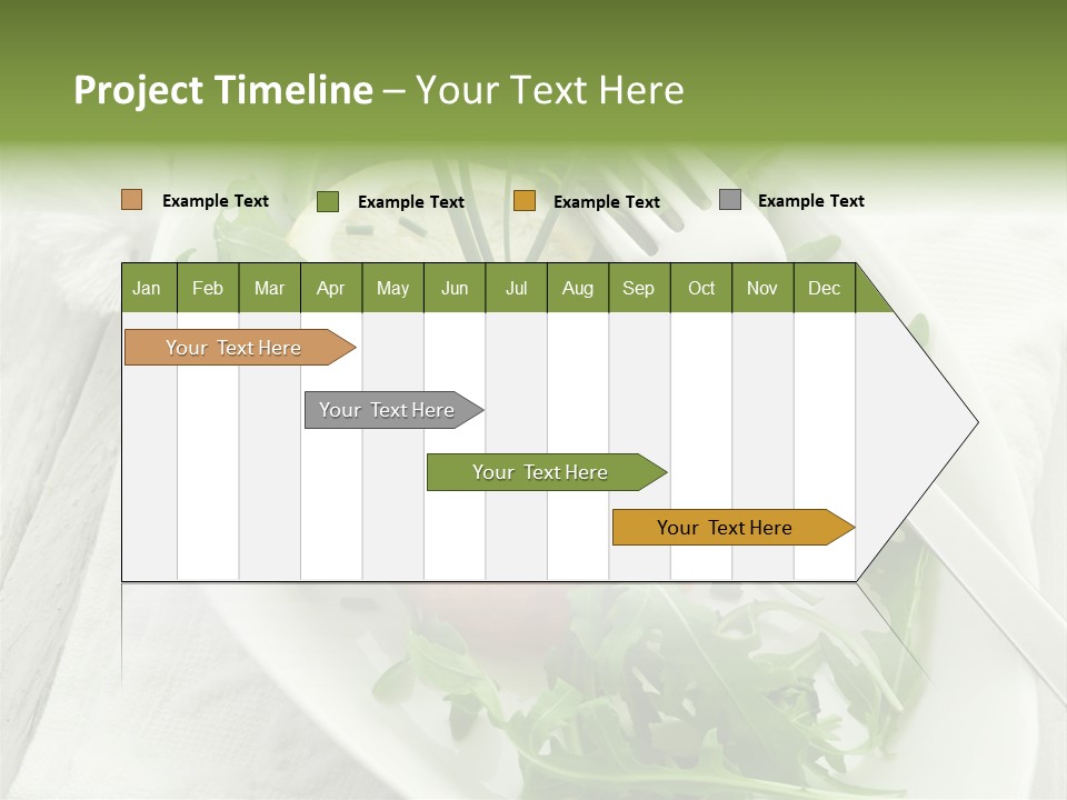 Salad Gourmet Marinated PowerPoint Template