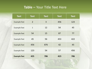 Salad Gourmet Marinated PowerPoint Template