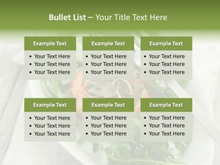 Salad Gourmet Marinated PowerPoint Template
