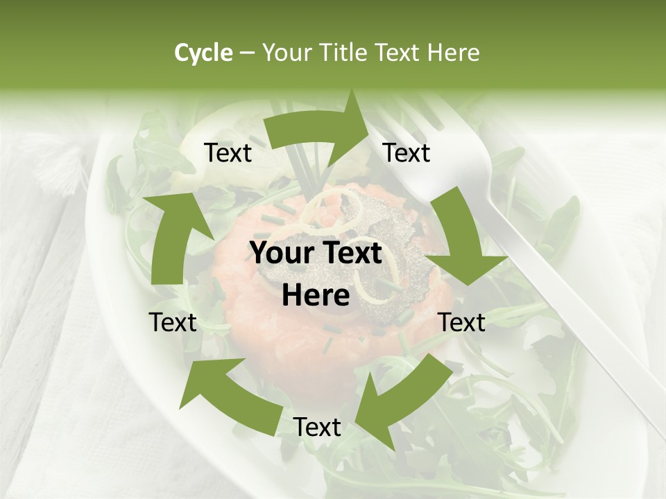 Salad Gourmet Marinated PowerPoint Template