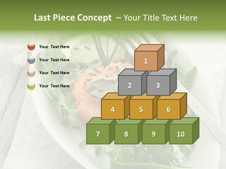 Salad Gourmet Marinated PowerPoint Template