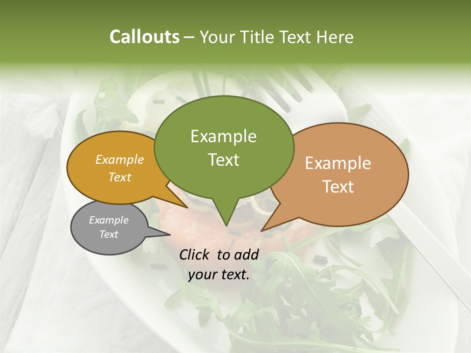 Salad Gourmet Marinated PowerPoint Template