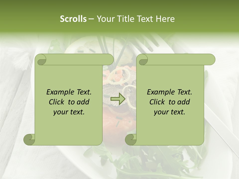 Salad Gourmet Marinated PowerPoint Template