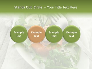 Salad Gourmet Marinated PowerPoint Template