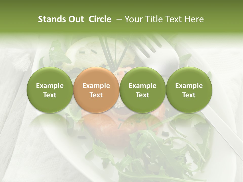 Salad Gourmet Marinated PowerPoint Template