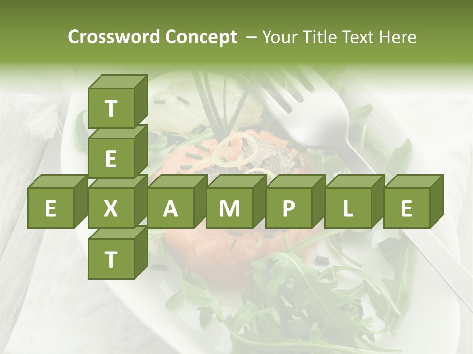 Salad Gourmet Marinated PowerPoint Template