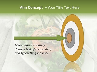Salad Gourmet Marinated PowerPoint Template