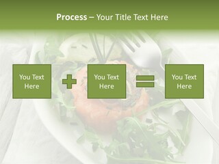 Salad Gourmet Marinated PowerPoint Template