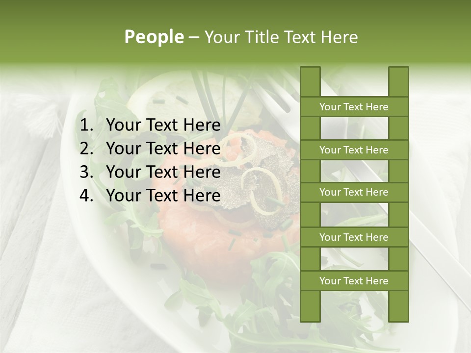 Salad Gourmet Marinated PowerPoint Template