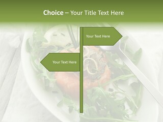 Salad Gourmet Marinated PowerPoint Template