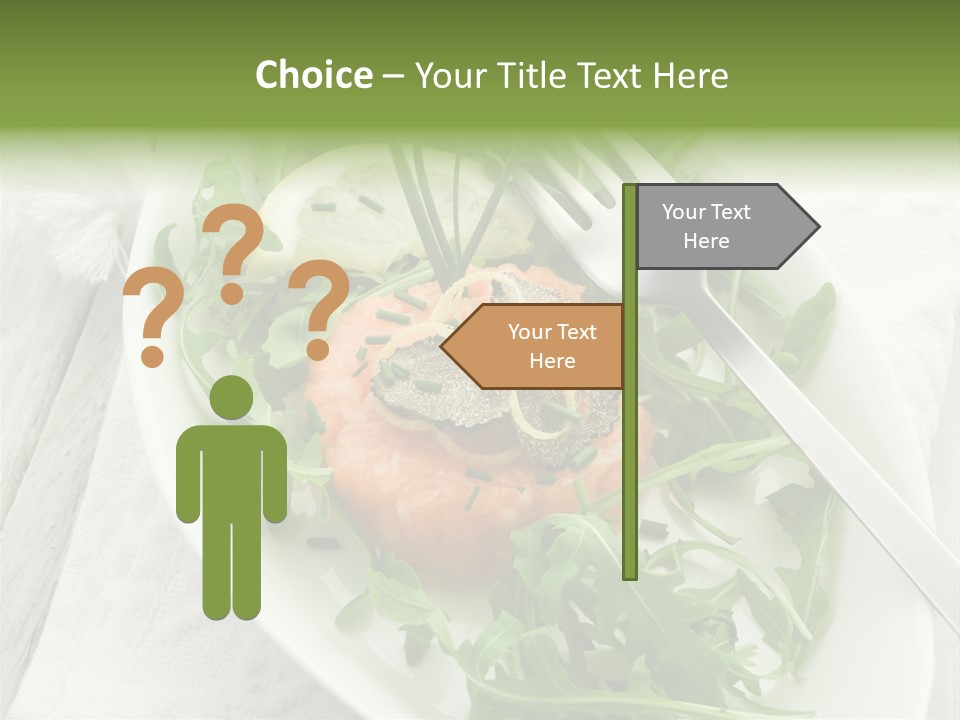 Salad Gourmet Marinated PowerPoint Template