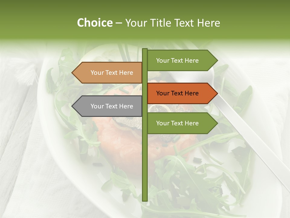 Salad Gourmet Marinated PowerPoint Template