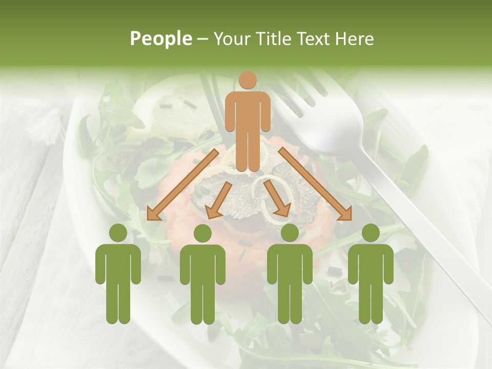 Salad Gourmet Marinated PowerPoint Template