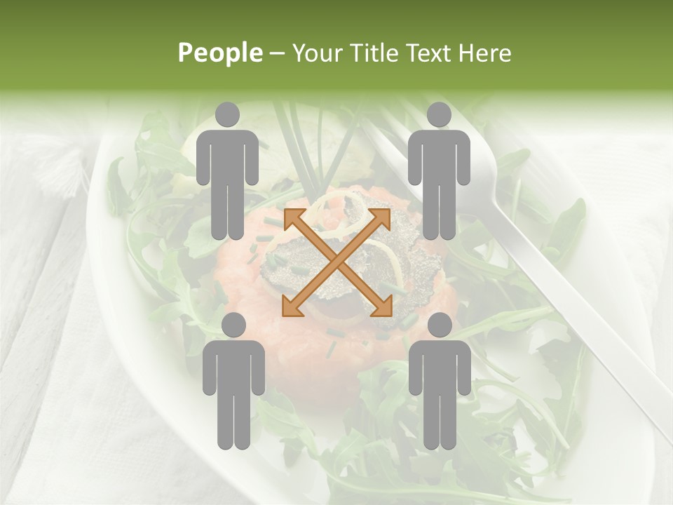 Salad Gourmet Marinated PowerPoint Template