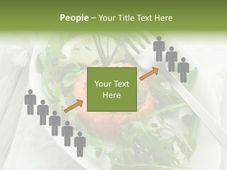 Salad Gourmet Marinated PowerPoint Template