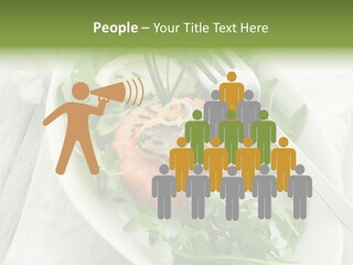 Salad Gourmet Marinated PowerPoint Template