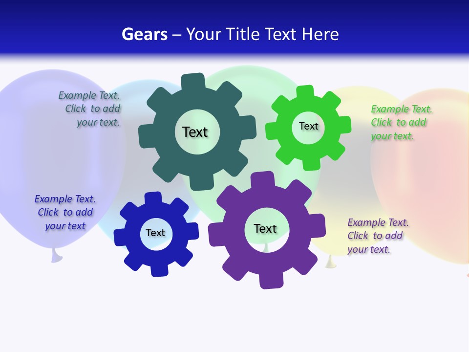Colorful Multicolor Green PowerPoint Template