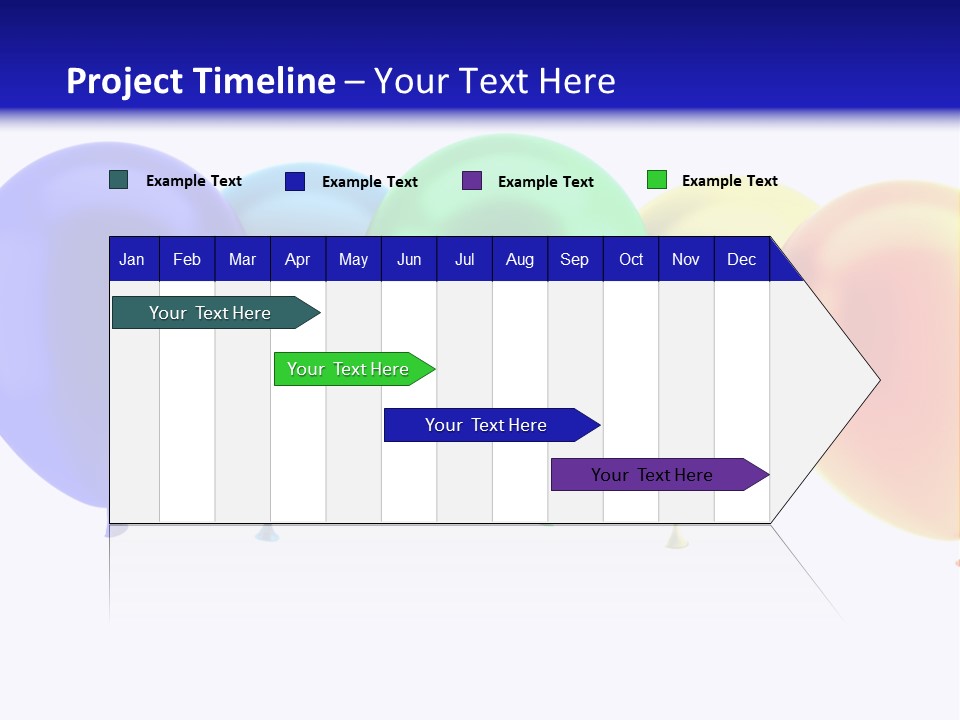 Colorful Multicolor Green PowerPoint Template