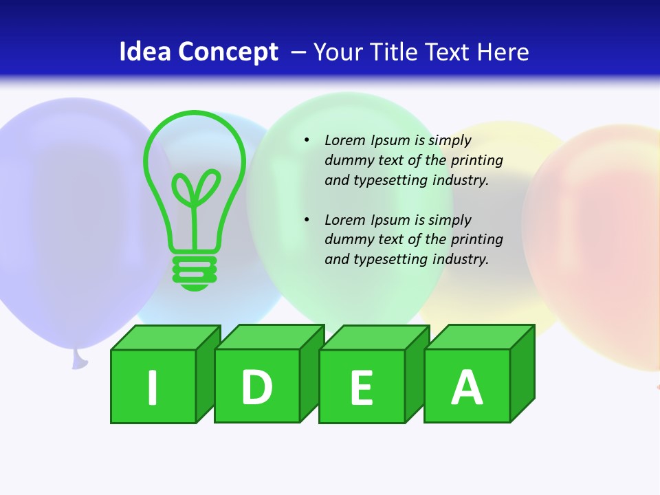 Colorful Multicolor Green PowerPoint Template