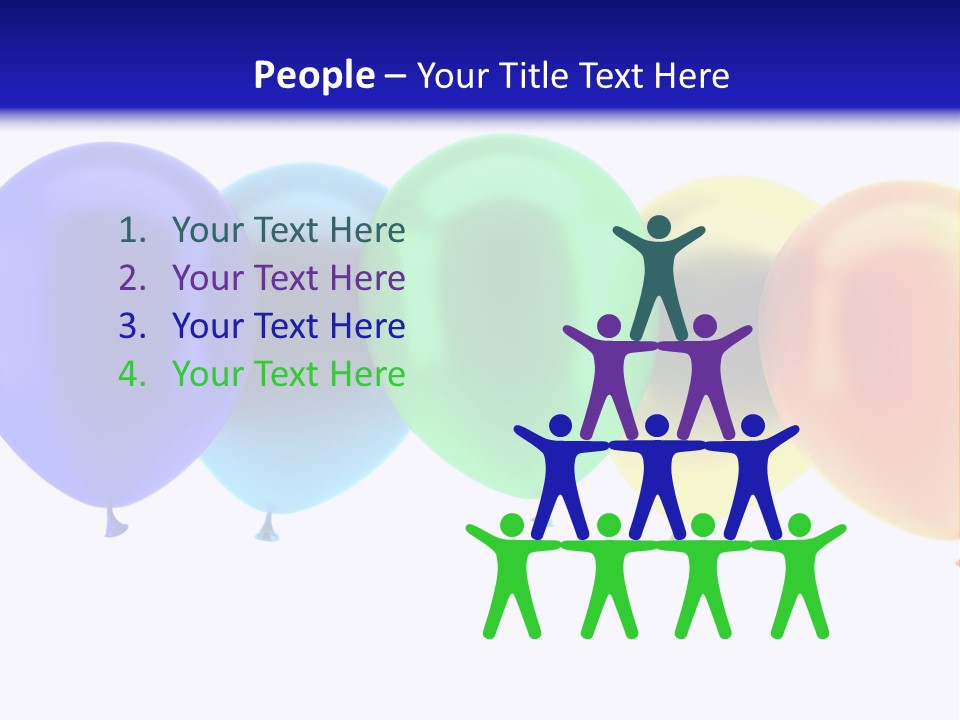 Colorful Multicolor Green PowerPoint Template