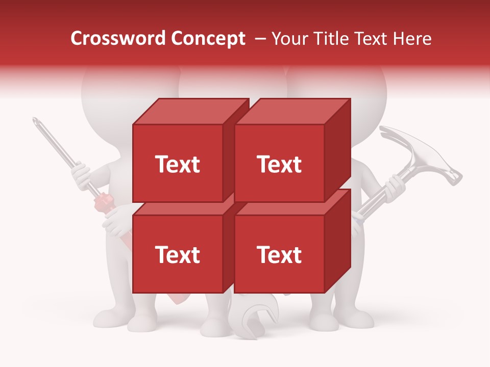 Screwdriver Construction Service PowerPoint Template
