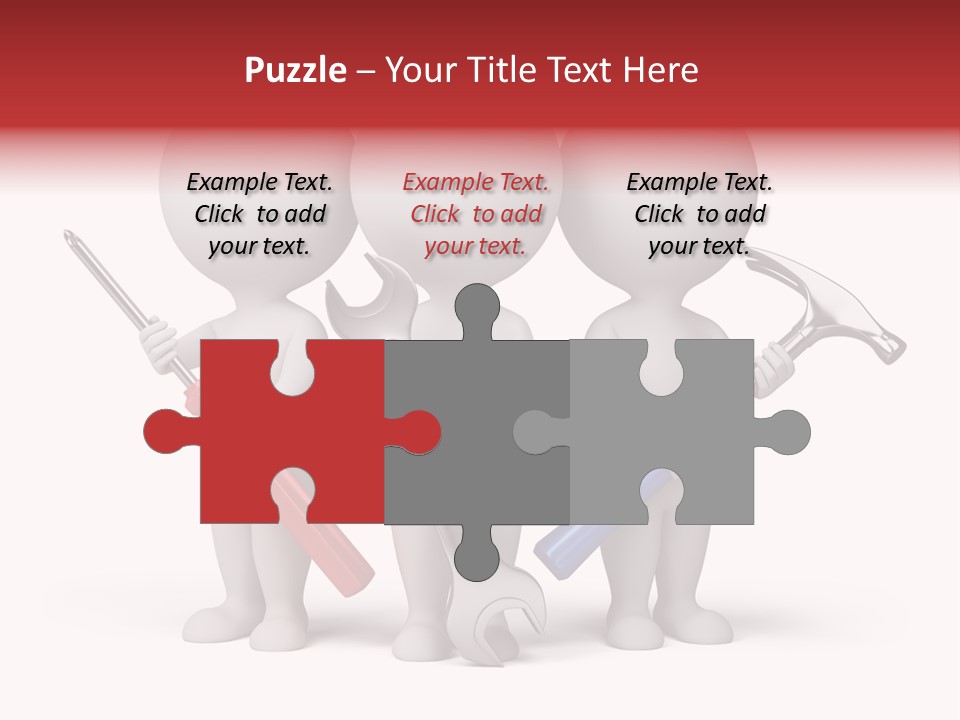 Screwdriver Construction Service PowerPoint Template