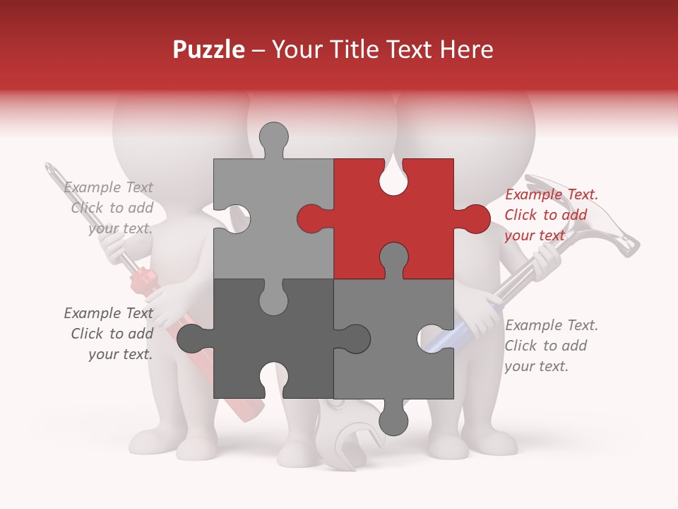 Screwdriver Construction Service PowerPoint Template