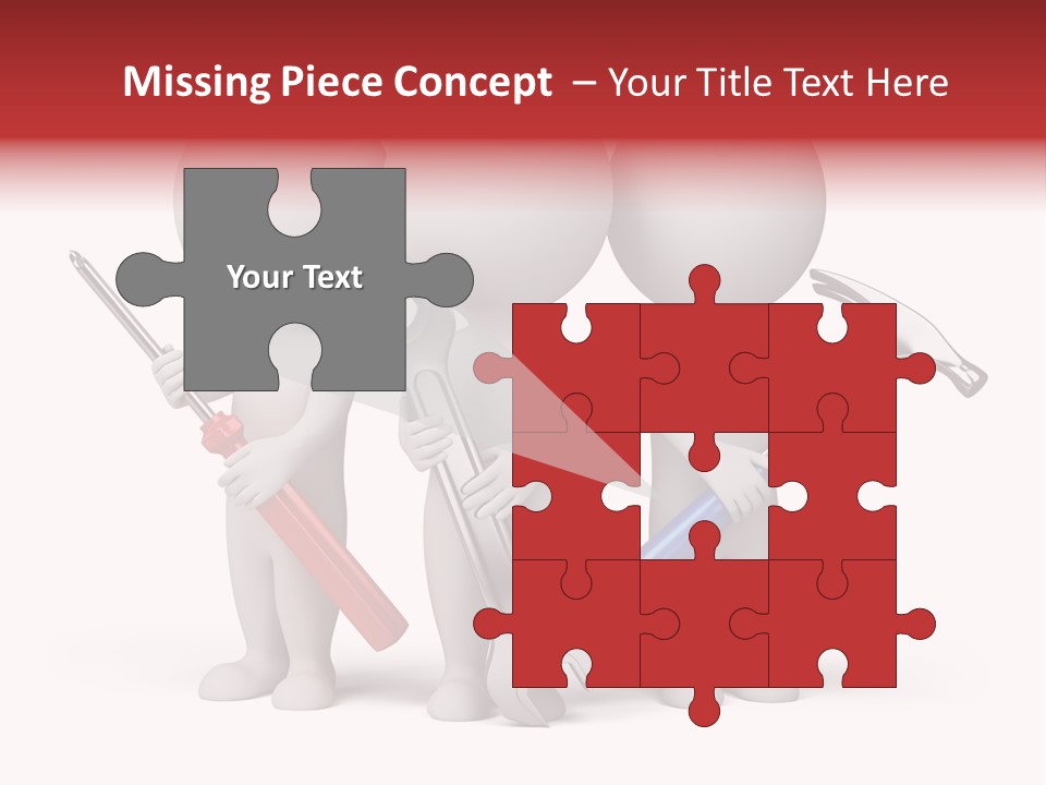 Screwdriver Construction Service PowerPoint Template