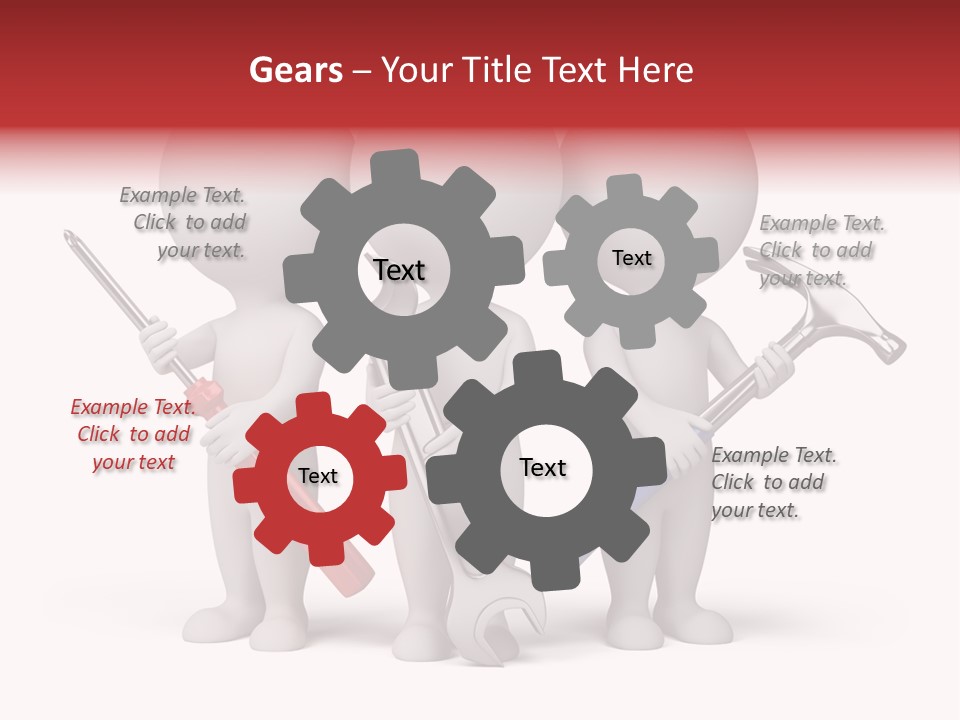 Screwdriver Construction Service PowerPoint Template
