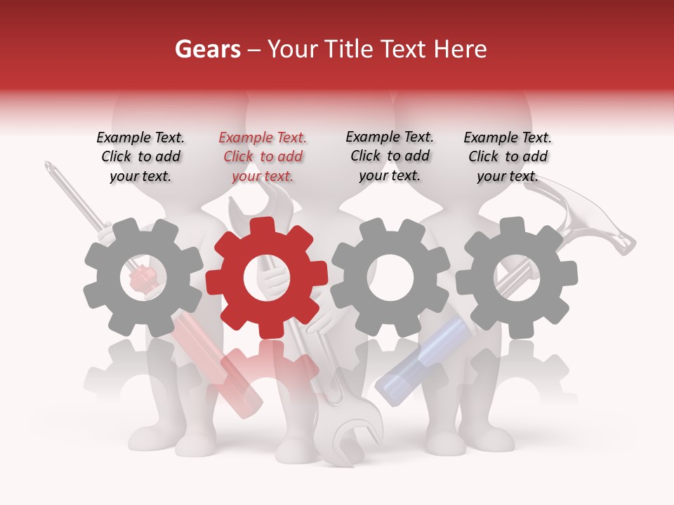 Screwdriver Construction Service PowerPoint Template